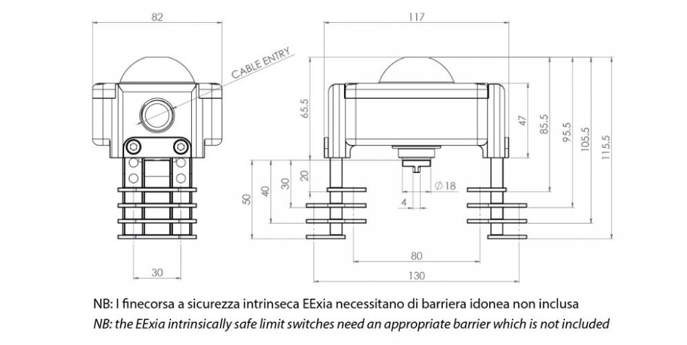 KSIP ATEX de tecnopolímero con indicador visual